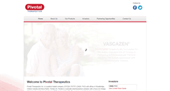 Desktop Screenshot of pivotaltherapeutics.us